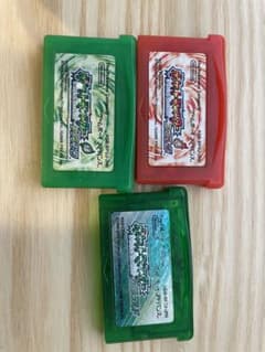 ポケットモンスター エメラルド・ファイアレッド・リーフグリーン ３本セットのサムネイル