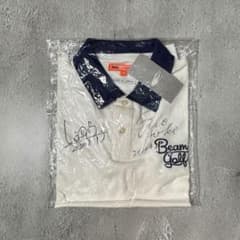 渋野日向子 直筆サイン入り BEAMS GOLF ポロシャツ 未開封 M - メルカリ