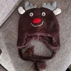 トナカイ　ニット帽　コスプレにも！のサムネイル