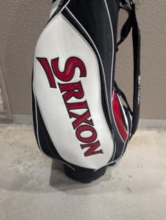 Srixon 軽量キャディバッグ 黒赤白 Srixon Zシリーズ 限定ツアーモデル キャディバッグ 白/赤/黒 Srixon Z