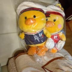 チキンラーメン　ひよこちゃんぬいぐるみ　セーラー服 ぬいぐるみ2体 未開封のサムネイル