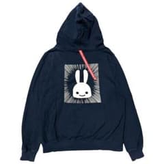 【人気デザイン】キューン☆センターウサギロゴスウェット　 ゆるだぼ 即完売 NPg.png