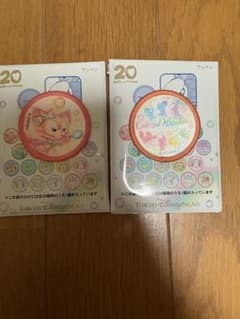 東京ディズニーシー ダッフィー＆フレンズ ワッペン 2個セット リーナベル - 2