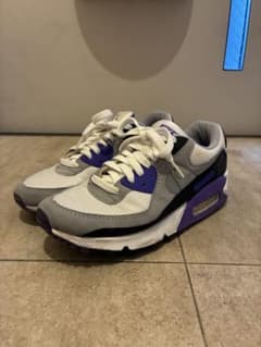 NIKE AIR MAX 90 パープル グレー 24.5cmのサムネイル
