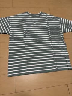 JaVa グリーン・ホワイトストライプ 半袖Tシャツのサムネイル