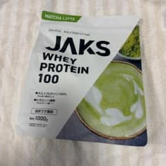 新品未開封ジャックス ホエイプロテイン100抹茶ラテ風味 1000gのサムネイル