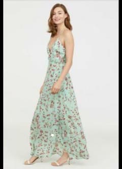 カシュクール ロングワンピース ラップドレス♪ZARA ストロベリーフィールズのサムネイル
