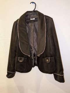 【超メルカリ市までのお値下げ】axes femme　ベロア　アウター　かわいいのサムネイル