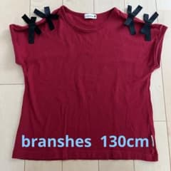 branshes Tシャツ レッド 130cm リボンのサムネイル