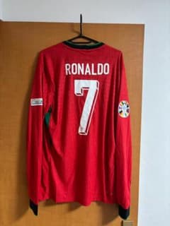 ポルトガル代表 EURO2024 ホーム長袖 #7 ロナウド Mサイズのサムネイル