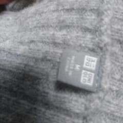 UNIQLO☆ニットワンピ☆グレーのサムネイル