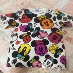 Disney Resort ミニーマウス 総柄 Tシャツ 半袖のサムネイル
