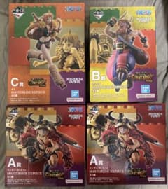 一番くじ ワンピース GIANT BASH!! フィギュア 4種セットのサムネイル
