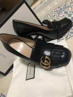 【GUCCI】GGマーモント　ヒールパンプス【正規品】のサムネイル