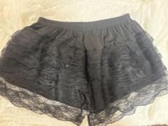 レースショートパンツ黒のサムネイル