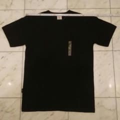 Tシャツ「Vネック」、新品「未使用」ですがタグ無しです。　Lサイズ、黒色のサムネイル