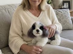 S*i様 ハンドメイド 羊毛フェルト 犬 ぬいぐるみのサムネイル