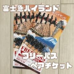 富士急ハイランド　フリーパス×2のサムネイル