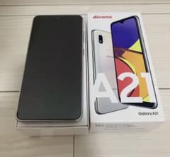 ほぼ新品　Galaxy A21 SCV49 ブラックのサムネイル