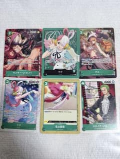 一番くじ　ワンピースCARD GAME I賞　カードデザインステッカーセットのサムネイル
