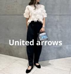 united arrows カット フリンジショートスリーブニット - メルカリ