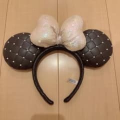 ディズニー カチューシャ 黒のキルティングのサムネイル