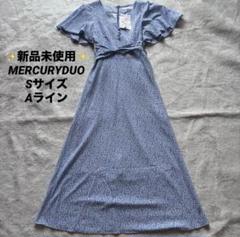 MERCURYDUO ロングワンピース MERCURYDUO フラワープリント ロングワンピース Sサイズ - メルカリ