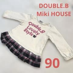 DOUBLE.B Lovely 긴팔 컷소우 얇은 트레이너 90 튜닉