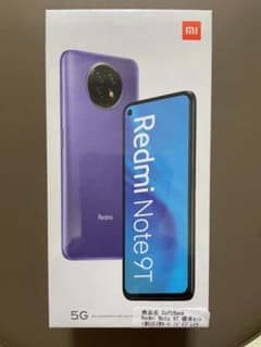 RedMi NOTE9T 新品未開封 SIMフリー　5G対応機種（送料無料）のサムネイル