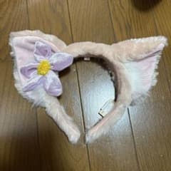 リーナベル猫耳 花付き ヘアバンド フリーサイズのサムネイル