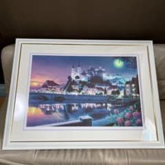 塚本 馨三　「ムーンライトシャトー」　絵画　ジクレー 塚本 馨三 「ムーンライトシャトー」 絵画 ジクレー - メルカリ