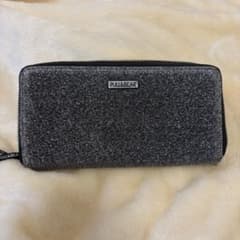 PULL&BEAR グリッターシルバー 長財布のサムネイル