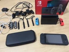 Nintendo Switch 本体セット Joy-Con4本 SD付 Nintendo Switch本体セット（Joy-Con×4ほか付属品多数含む） - メルカリ