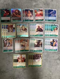 ワンピースカードゲーム 世界最強の戦士　赤髪海賊団 デッキパーツまとめ売りのサムネイル