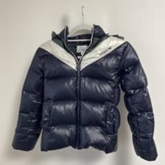 ARMANI JUNIOR コート ネイビー ARMANI JUNIOR ダウンコート 142cm ネイビー/シルバー - メルカリ