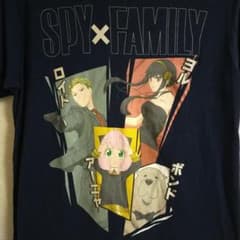 미품 SPY×FAMILY 스파이 패밀리 T셔츠 감색 M 공식 멕시코