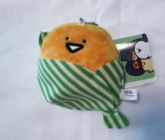문구와 함께 볼 체인 캔디에 싸여 봉제 인형 젤리 씨