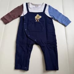 petit main おさるのジョージ ロンパース 80cmのサムネイル