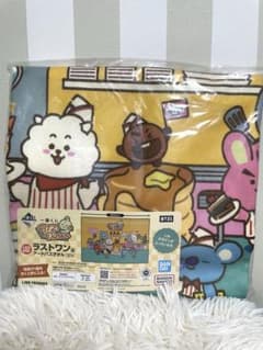 BT21 Diner 아트 목욕 타월 이치 반 쿠지 라스트 원상