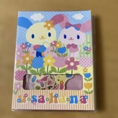 メモ　シール　セット　三つ折りメモ　ウサハナのサムネイル