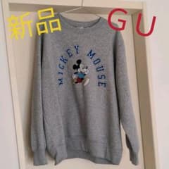 GU　裏起毛スエット　ディズニー　ミッキーのサムネイル
