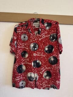 WACKO MARIA アロハシャツ Mサイズ 赤 ディスコボール WACKO MARIA アロハシャツ Mサイズ 赤 ディスコボール - メルカリ