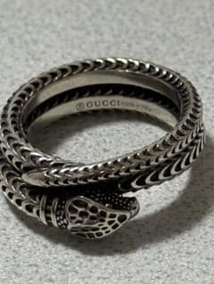 【番町さん専用】GUCCI 蛇モチーフリング サイズ23 極美品 グッチ GUCCI 925 蛇 スネーク リング 指輪 シルバー D11