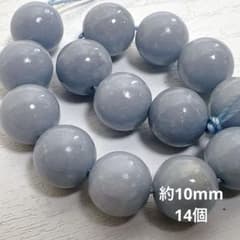 xk683/SALE！天然石◇ブルーエンジェライト 約10mm 14個 - メルカリ