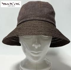 超美品】老舗高級帽子店神戸maxim 日本製 美しいスタイルと透かし編み