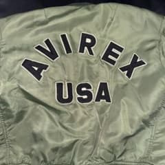 AVIREX MA-1ジャケット オリーブグリーンのサムネイル