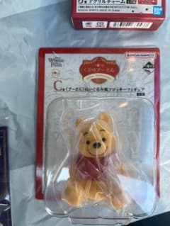 一番くじ くまのプーさん 100th C賞 ぬいぐるみ風フロッキーフィギュア