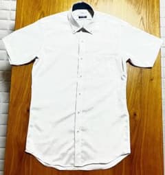 AOYAMA TAILOR 半袖ワイシャツ Mサイズ ボタンダウンのサムネイル