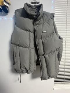 XLARGE ダウンベスト グレーのサムネイル