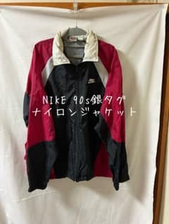 ギ*タ様 NIKE 90s 銀タグ ナイロンジャケット XLのサムネイル